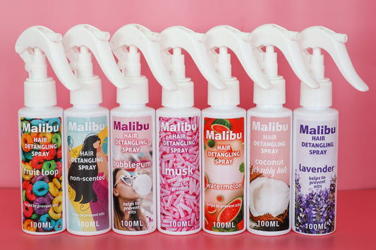 Travel Size Hair Detangling Spray!! Just pick your favourite scent!!